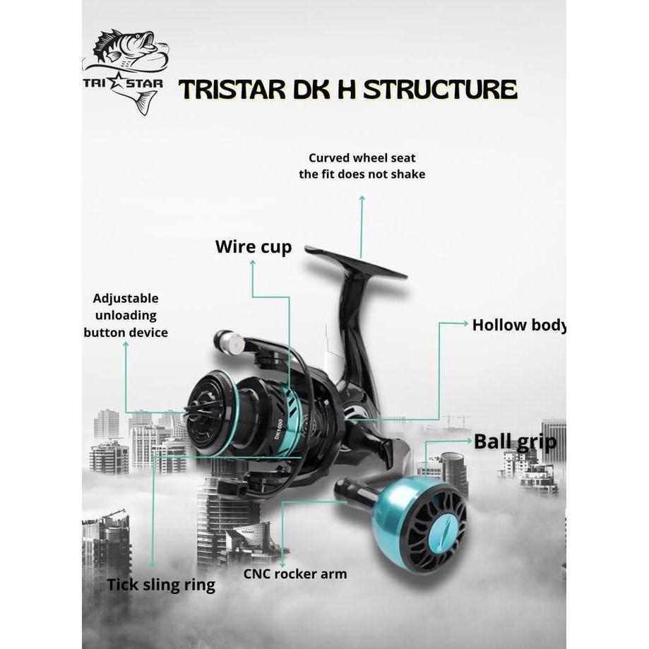 REEL DK H 1000 2000 3000 4000 5000 6000 7000 REEL PANCING MURAH BERKUALITAS