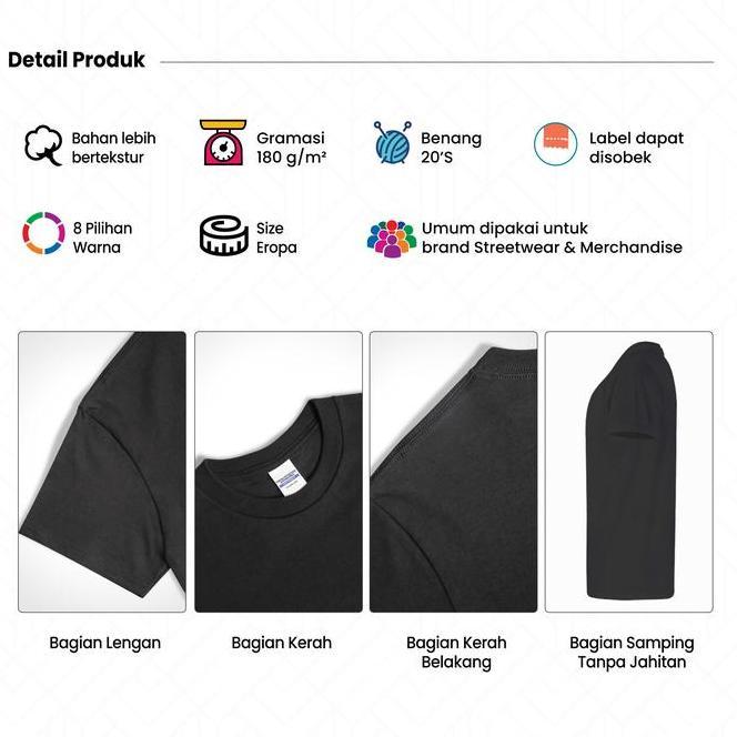 Kaos Polos New States Apparel 5400 Heavy Cotton T-Shirt