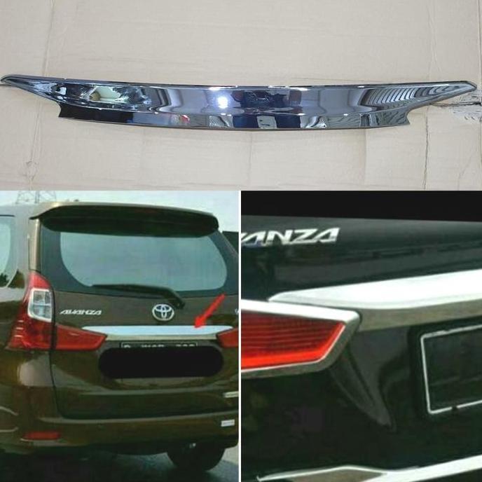 Trunk Lid List Bagasi Pintu Belakang Mobil Grand Avanza Veloz / Xenia R 2016 2017 2018