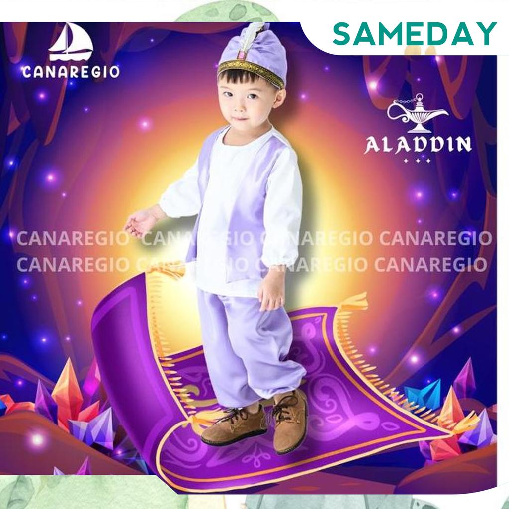 Kostum Aladin Prince Aladdin Putri Yasmine/ Anak Laki Laki / Aladin Disney Sameday