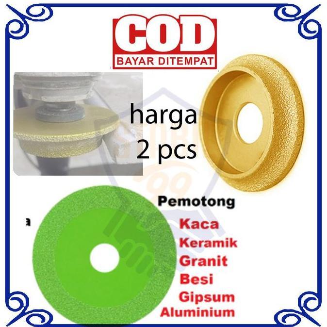 mata gerinda bevel pinggul granit keramik + Mata Gerinda Potong kramik