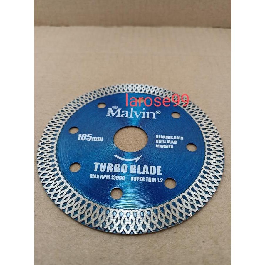 Mata Gerinda Potong Keramik Ubin Batu Alam Marmer 105x1.2x20mm Malvin