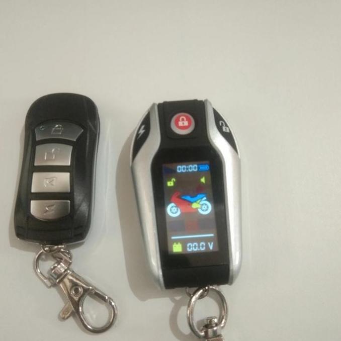 Alarm Motor MP Smartkey terbaru type 218 layar LCD