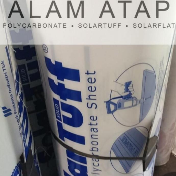 Solarflat SolarFlat Solartuff Solid Flat Atap Bening 1,2mm 3mm
