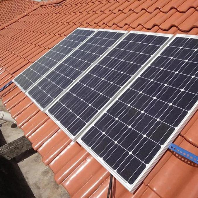 Solar Panel Solar Cell Panel Surya 50WP Mono Shingled Power lampu  tenaga