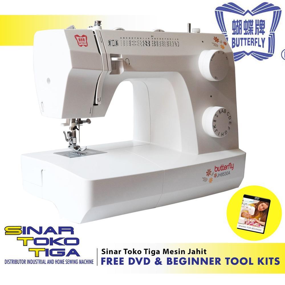 Butterfly JH8530A Mesin Jahit Portable Pemula JH 8530 A JH 8530A