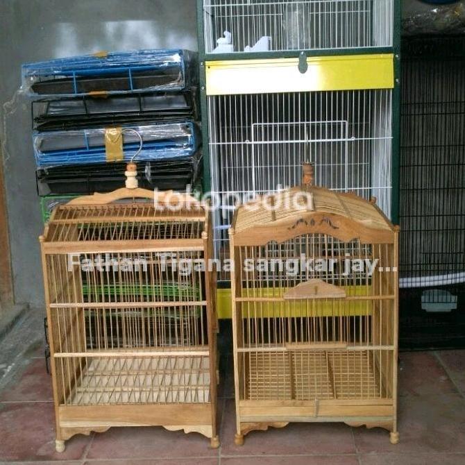 Kandang burung berlina kotak mentahan P 36 cm x L 36 cm x T 48 cm