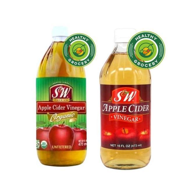Sw Cuka Apel 473Ml Cuka Apel Organic Ml