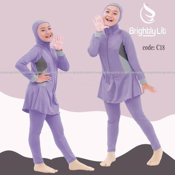 7-11 tahun baju renang anak muslim baju renang anak perempuan hijab
