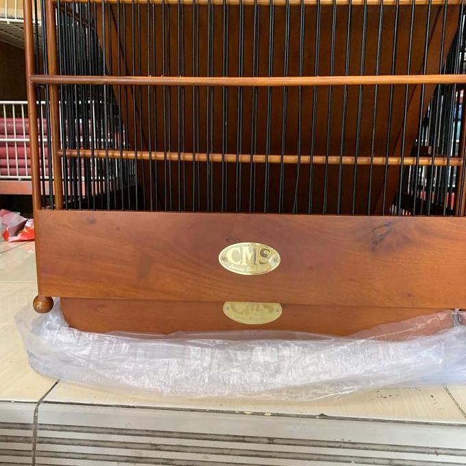 SANGKAR KANDANG KOTAK CMS COKLAT NATURAL DOF NO 1