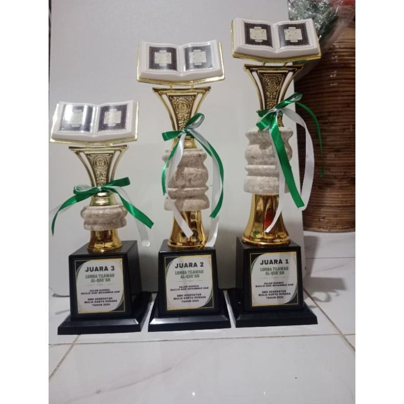 Piala/Trophy Al Qur'an Juara 123 Marmer