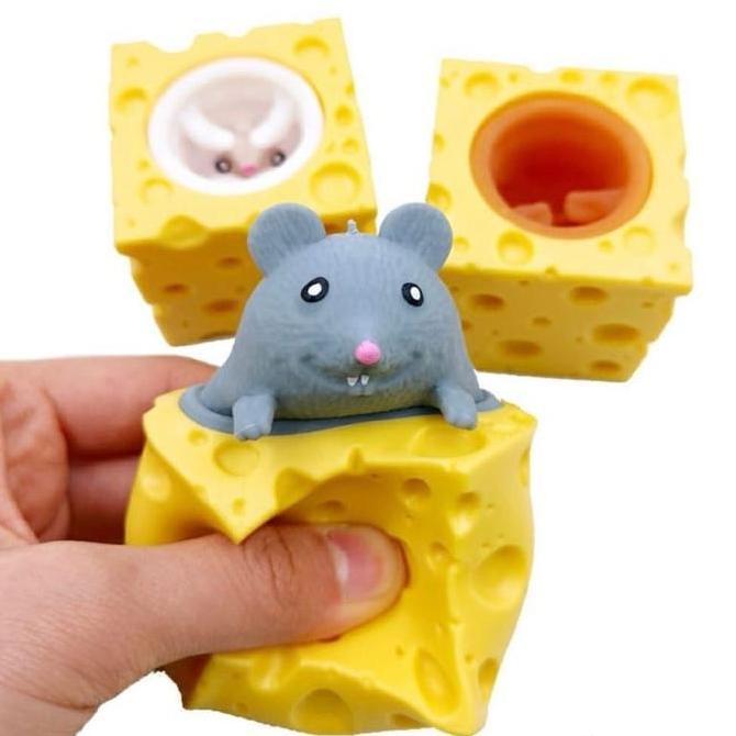 mainan tikus pencet / mainan squishy karet silicon