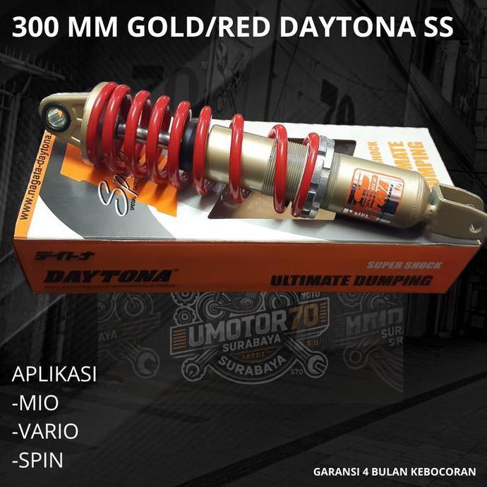 TERBARU - Shockbreaker Daytona SS 300 mm ( Mio / Beat )