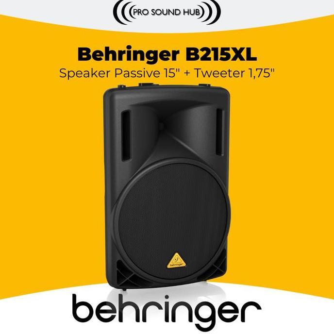 BEHRINGER B215XL PASSIVE SPEAKER PASIF 15" 15 INCH 1000 WATT B-215XL B 215XL 215 FLOOR MONITOR ORIGI
