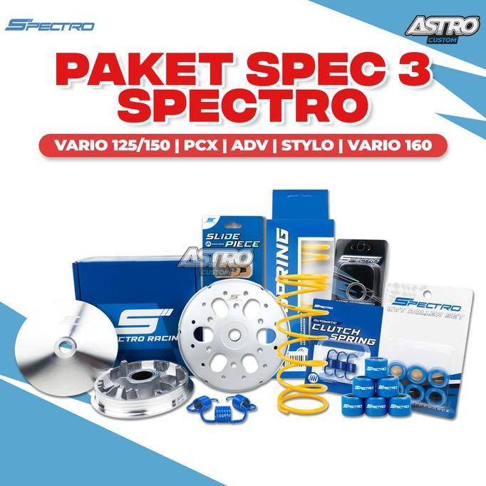 Spectro Full Spek Upgrade CVT Vario 125 150 PCX Lokal ADV STYLO 160 New Led Old ESP Mangkok Ganda Ru