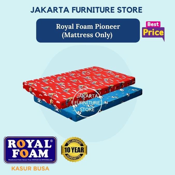 Promo Kasur Busa Royal Pioneer uk.90x200x14 Original 100%