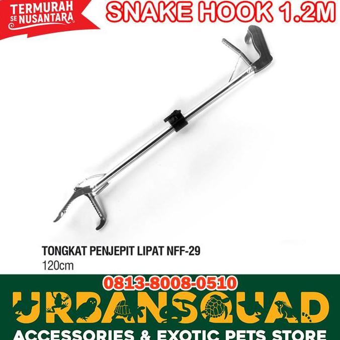 TONGKAT PENJEPIT ULAR SNAKE HOOK NFF-29 1.2M BALL PHYTON RETIC BOA BP