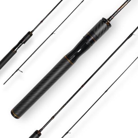 JORAN PANCING ULTRALIGHT SEA AND KINGS FIGHTER CARBON SOLID 165CM DAN 180CM 7 RING FUJI 1-4LBS WARNA