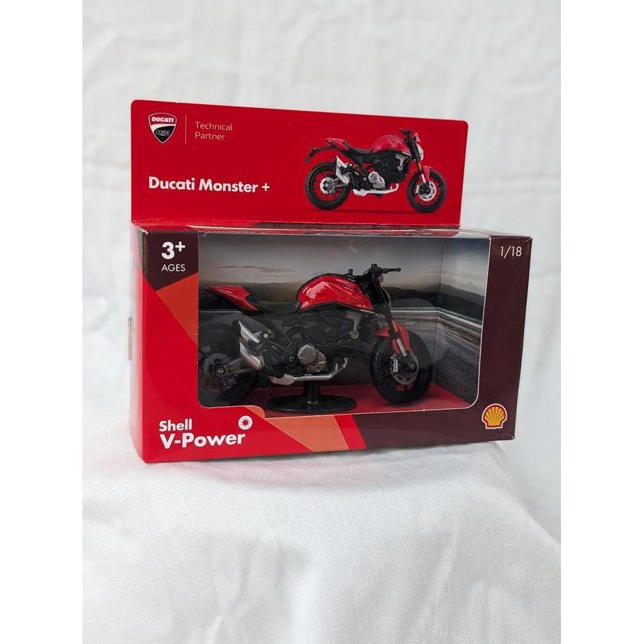 Diecast mainan motor ducati monster shell terbaru