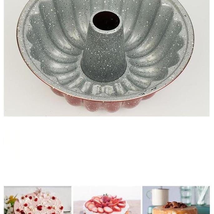 Cetakan Kue Bolu Classic Loyang Bolu Kukus Anti Lengket Cetakan Marmer Kue Anti Lengket