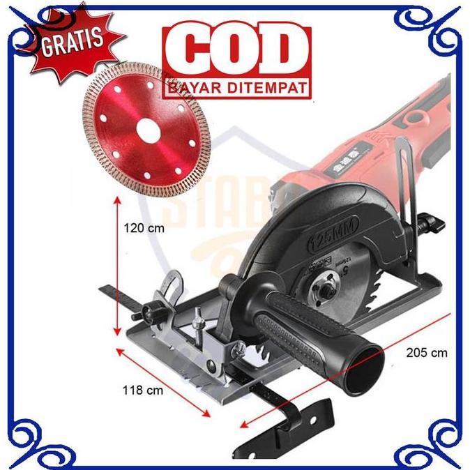 Pisau Potong Kramik Granit Mata Gerinda + Dudukan Gerinda 45 Derajat