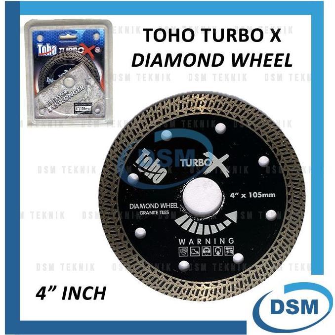 TOHO TURBO X MATA GERINDA POTONG KERAMIK GRANIT GURINDA DIAMOND WHEEL