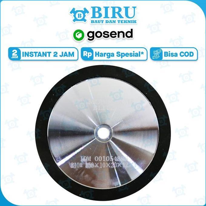 BLITZ  Diamond Asah 6" Batu Asah Pisau Mata Asah Intan