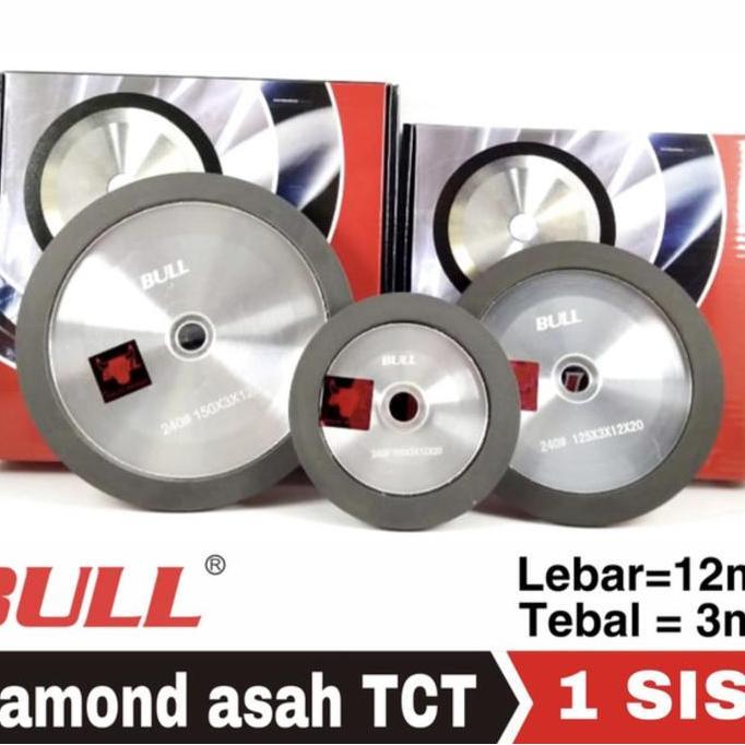 Red Diamond wheel bull gerinda asah tct 6 inch gret 240 tebal 150x3x12