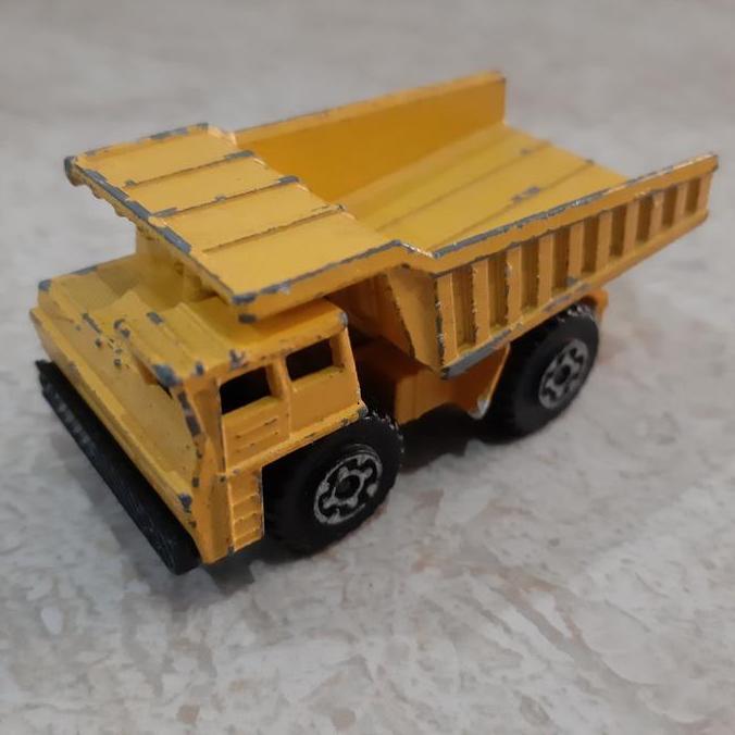 Matchbox Faun Dump Truck Yellow UT Mining Lesney England Rare Murah Ok
