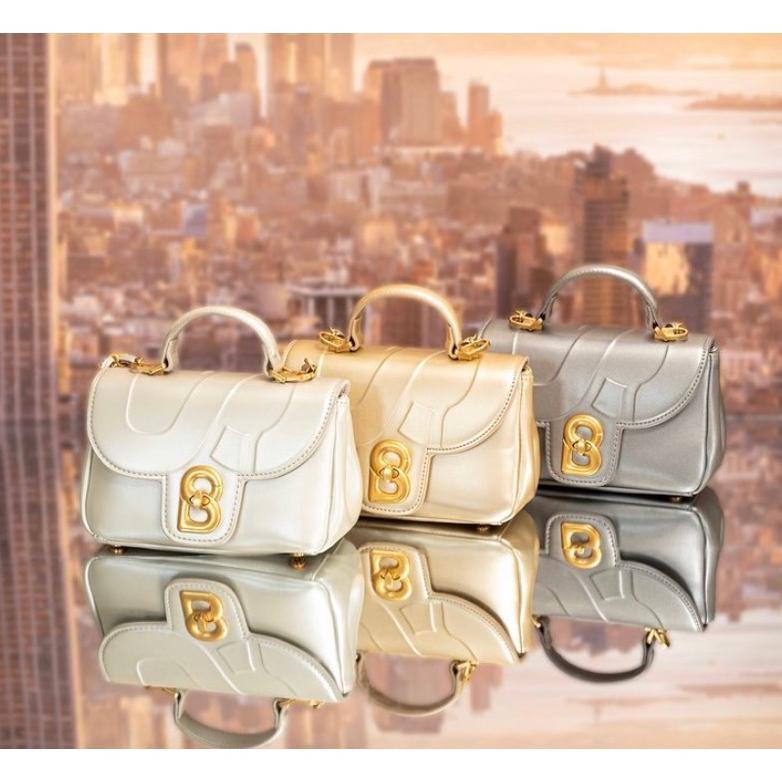 Buttonscarves Alma Flap Bag Smooth Finish