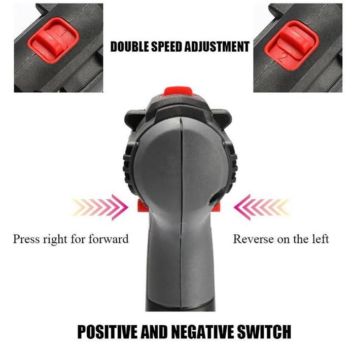 (Dikirim Dari Jakarta)Bor Cordless Drill 36V / 48V Isi 28 Pcs Set Koper Bor Lengkap 1/2 Baterai/bor 