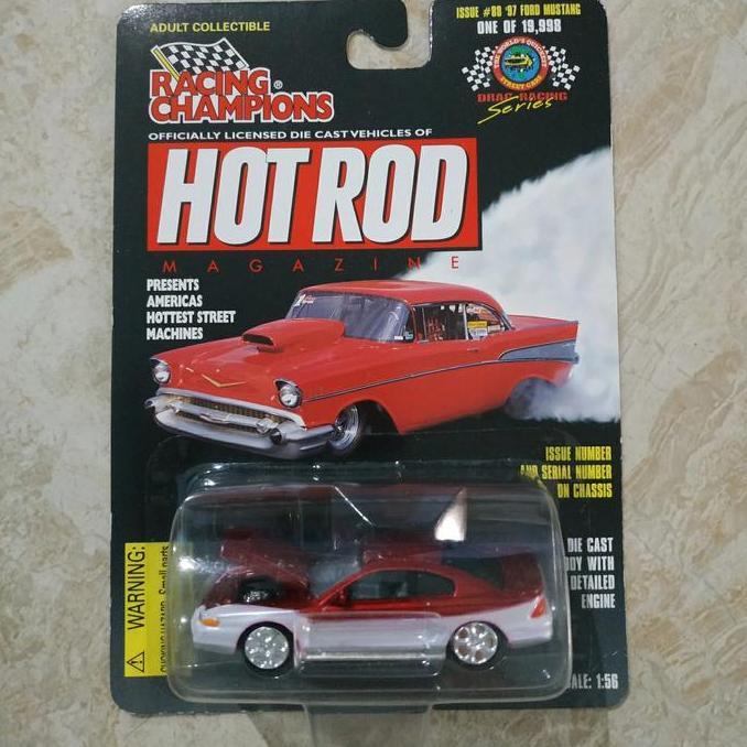 Racing Champions 97 Ford Mustang No Hotwheels Hot Rod Lmtd Edition Top