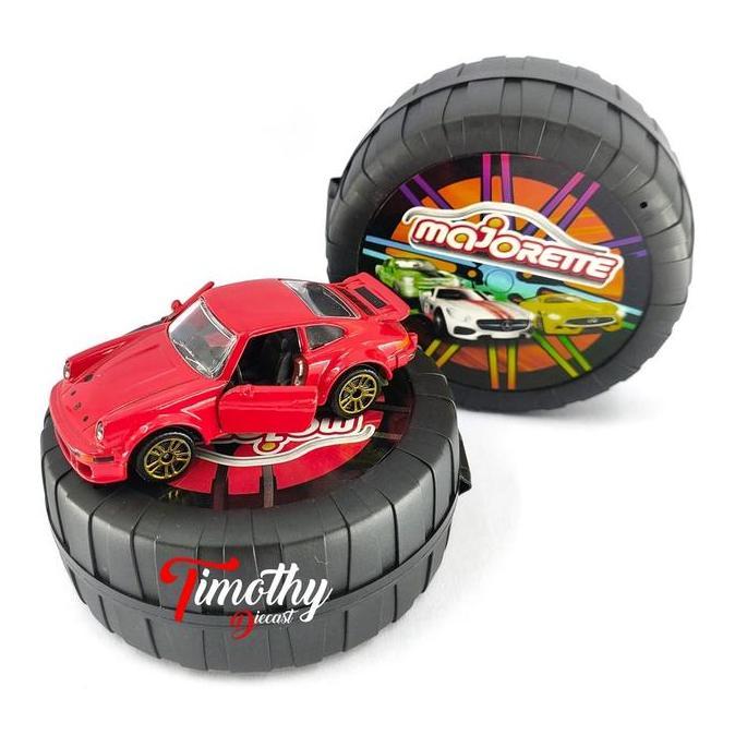 Majorette Diecast Pomade Porsche 934 Merah Open Pintu Kondisi Baru