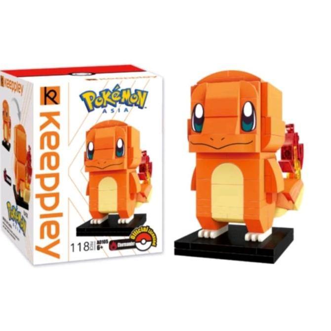 Keeppley Lego Pokemon Figure Pikachu Psyduck Eeve Bulbasaur Squilter