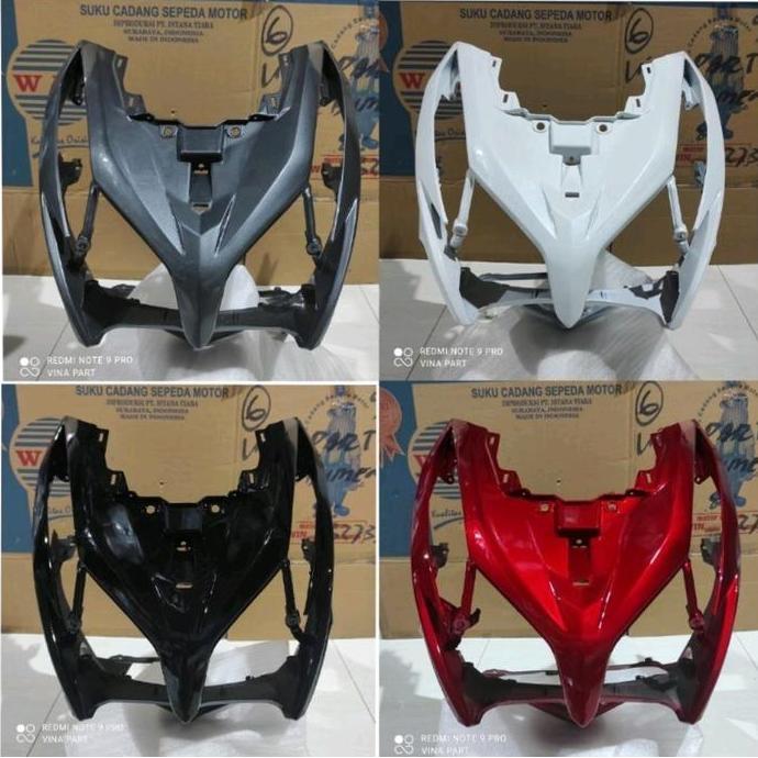 Cover Body halus panel tameng depan Motor Honda Vario techno 125 Kzr Dasbor bodi depan Vario Techno 