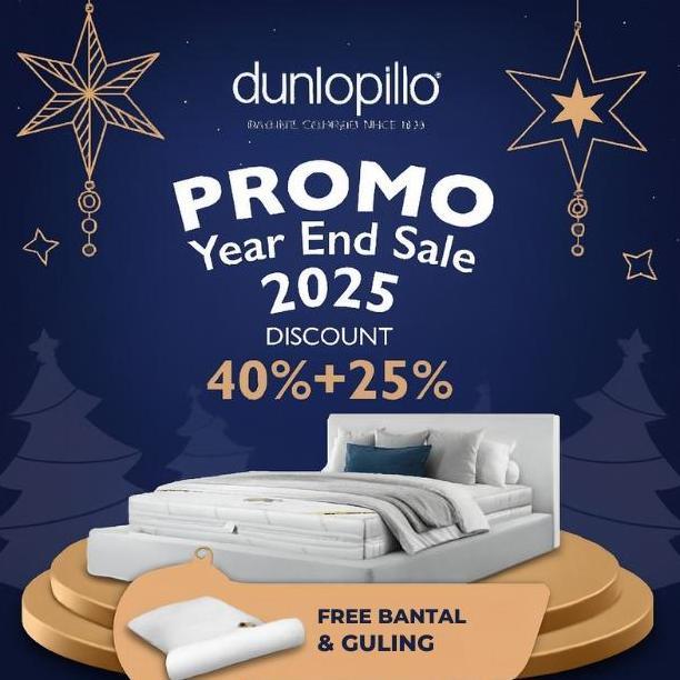 Promo Dunlopillo Kasur Mattress Latex Tipe Royal 8 160 x 200 ( Full Latex ) Diskon