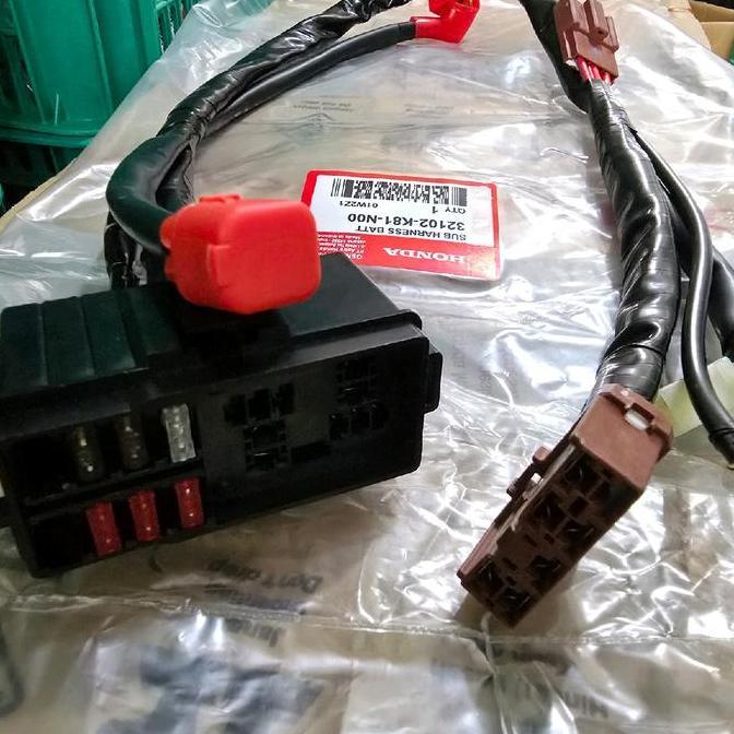 Box Rumah Sekring Assy Komplit K81 Beat fi Beat Esp, Beat Street K81-N00 ORI AHM (kabel body)