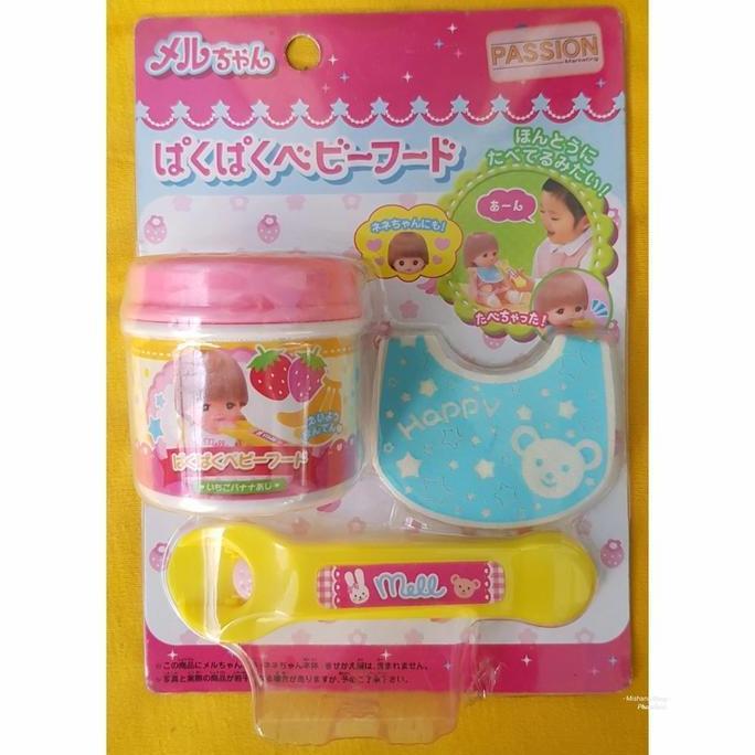 Mainan Asesoris Boneka Mell Chan Baby Food Makanan Bayi