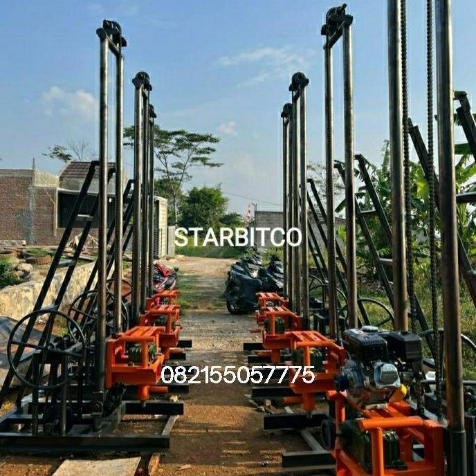 HARGA PROMO FLASH SALE mesin bor sumur air tanah model Power Rig Stir setir