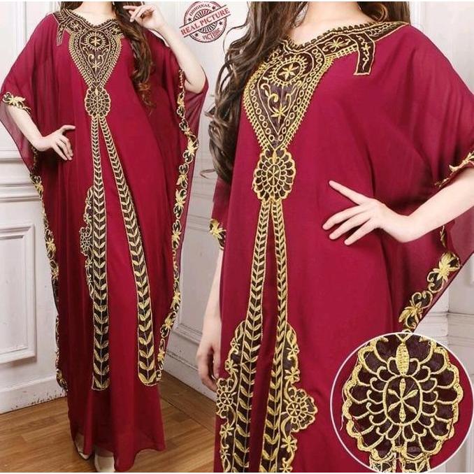 THABISHOP / KAFTAN LUNA / HN / BAJU GAMIS WANITA / GAMIS / BAJU GAMIS TERBARU / GAMIS KAFTAN / KAFTA