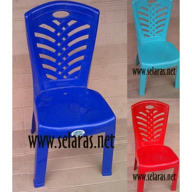 Promo Kursi Makan/ Kursi Kerja/ Kursi Resepsi Plastik Napolly 209 Biru Diskon