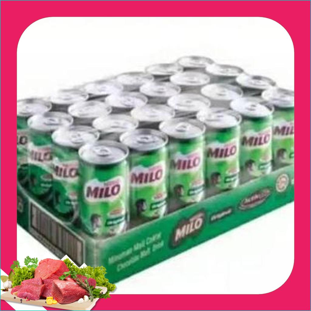 Milo Kaleng Can 240Ml Susu Coklat 1 Dus / Karton Isi 24