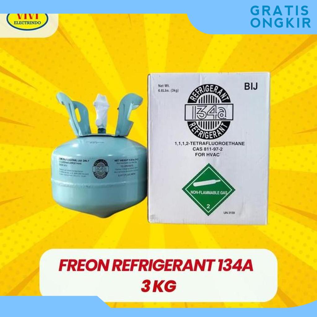 Freon Refrigerant R134A Tabung 3 Kg Original