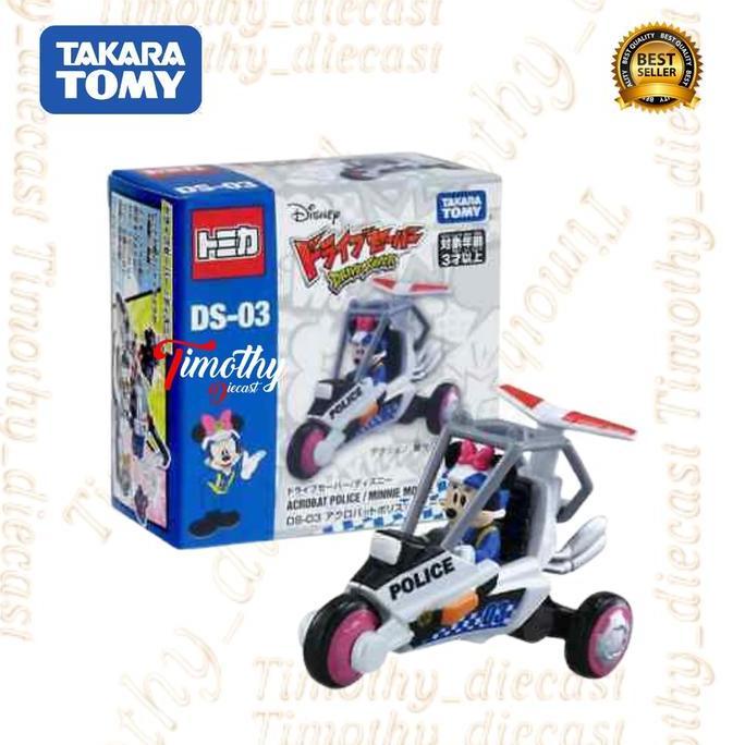 Tomica Disney Drive Saver DS03 Acrobat Police Minnie Mouse