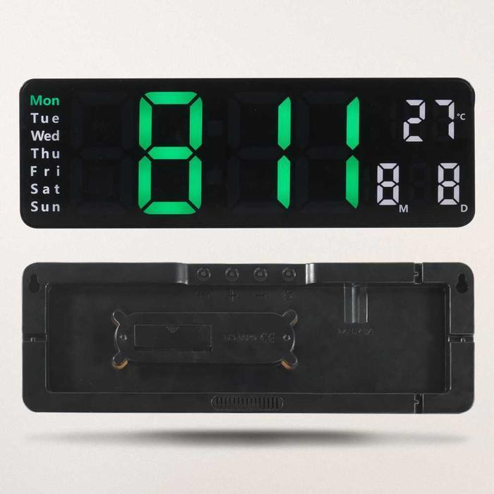 Jam Dinding Digital Minimalis Multifungsi With Remote - 6629