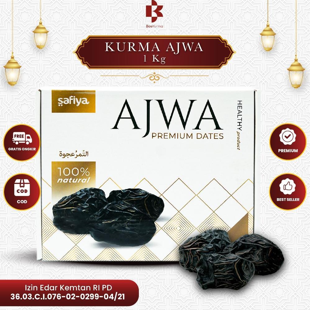 Kurma Ajwa Madinah 1 Kg Safiya Kurma Nabi