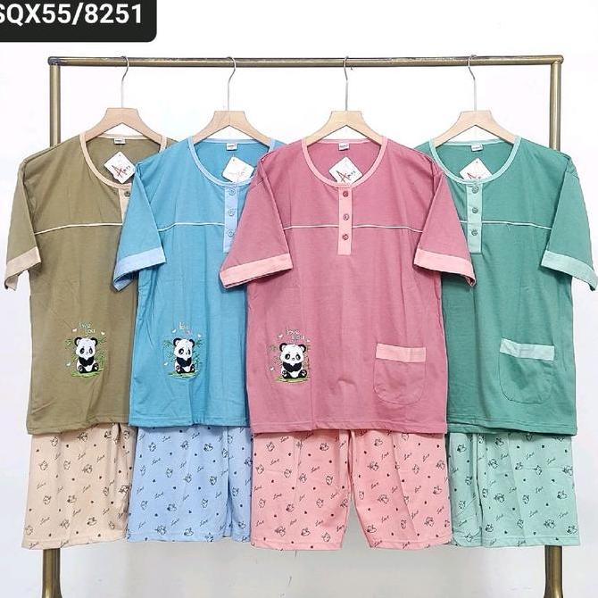 Promo Babydoll 3/4 XXL Amro lebel putih Diskon