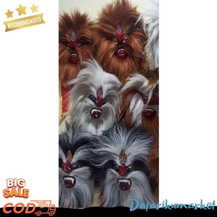 Topeng Ganongan Topeng Bujang Ganong Ponorogo Jambul Tinggi [Br 1111]