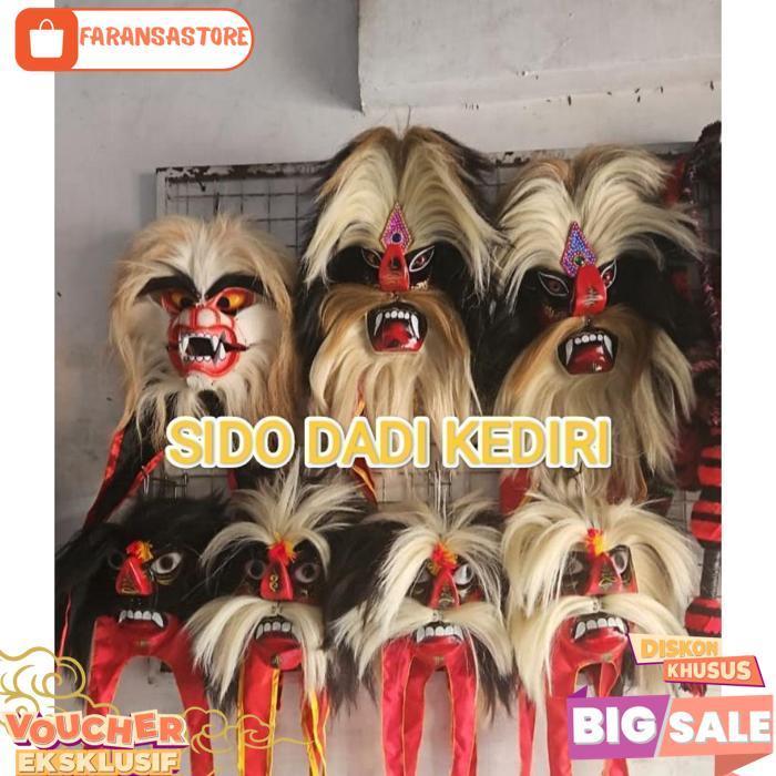 Ganongan Ganong Ponorogo Mata Kaca Full Rambut Kuda [Br 1111]