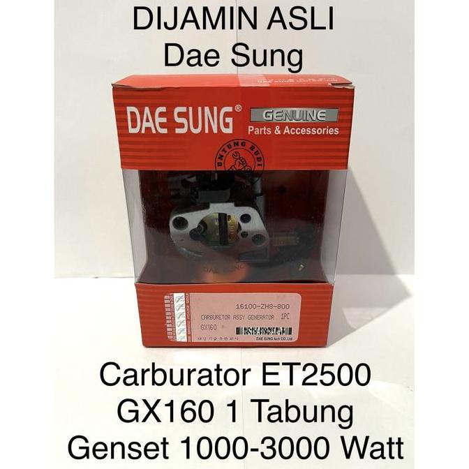 Carburator ET2500 DaeSung Genset 1000-3000 Watt ET2500 ET2800 ET3000 ET3500 ET4000 ET4500 Karburator